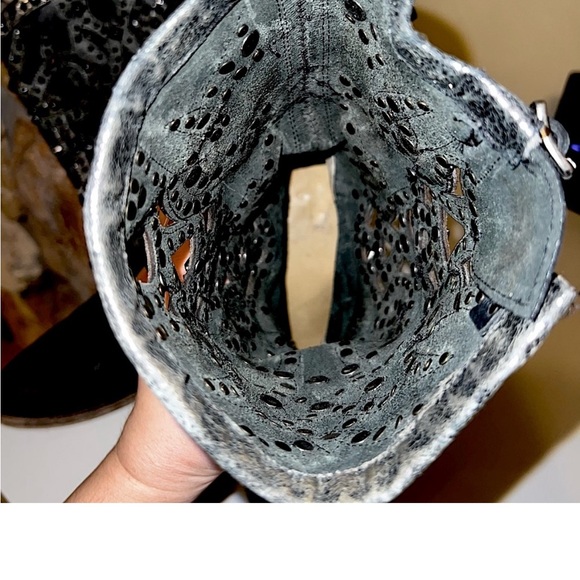 Frye Ilana Deco Studded Boots in Black - Picture 14 of 15